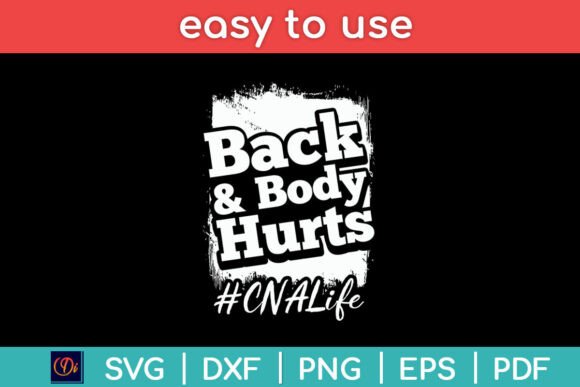 Back Body Hurts Tee Quote CNA Nurse Life Review