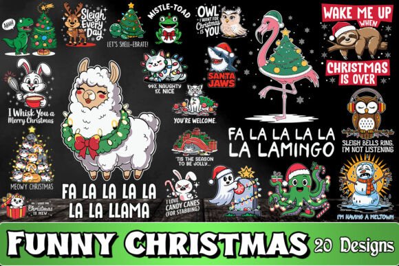 Christmas Funny Animal SVG Bundle Review