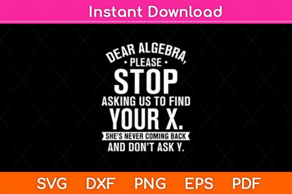Dear Algebra Please Stop Asking Us to Review