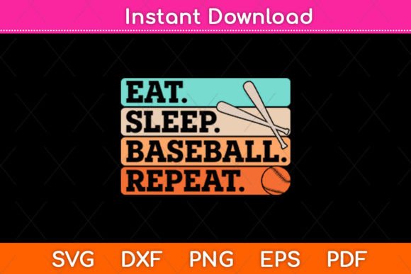 Eat Sleep Baseball Repeat Baseball Svg Review