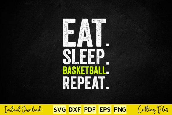 Eat Sleep Basketball Repeat Player Funny Review