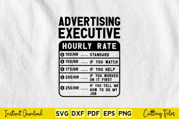 Funny Advertising Executive Hourly Rate Review