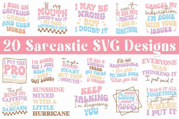 Retro Sarcasm SVG Bundle: A Designer's Review